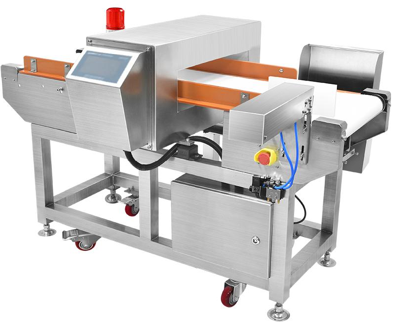 Конвейерный металлодетектор для использовании в связке с производственной линией.